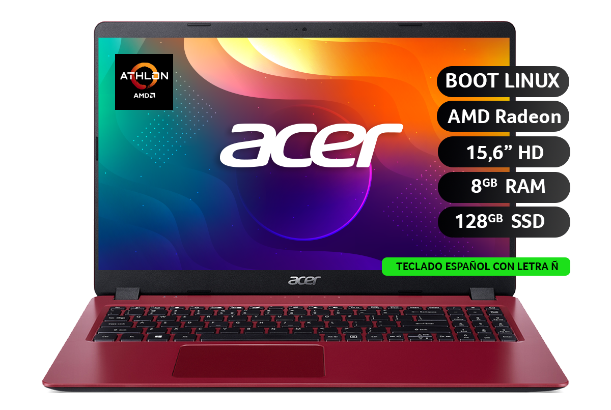 Notebook Aspire 3 | AMD Athlon™ | Pantalla 15,6 Pulgadas – Acer