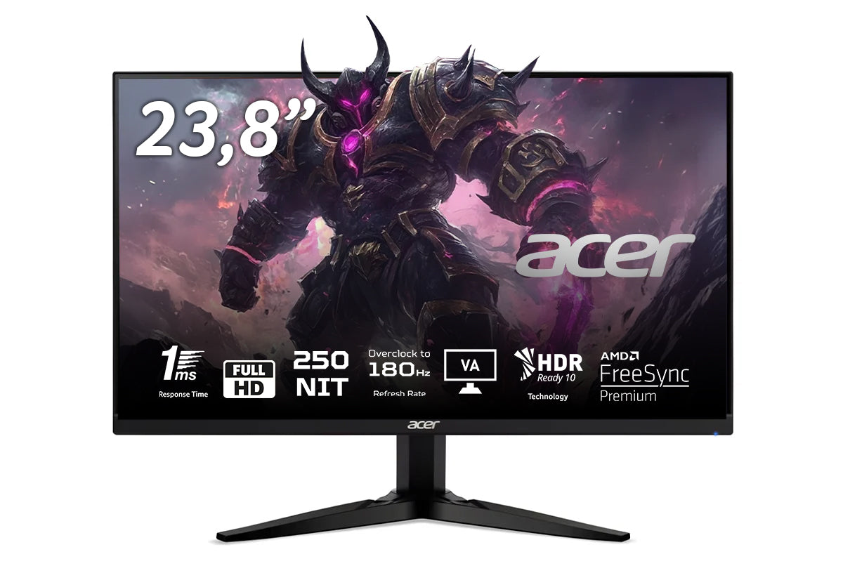 acer モニター Monitor Gamer Acer Nitro XZ320Q de 31.5“ Curvo (VA, Full HD, 240Hz
