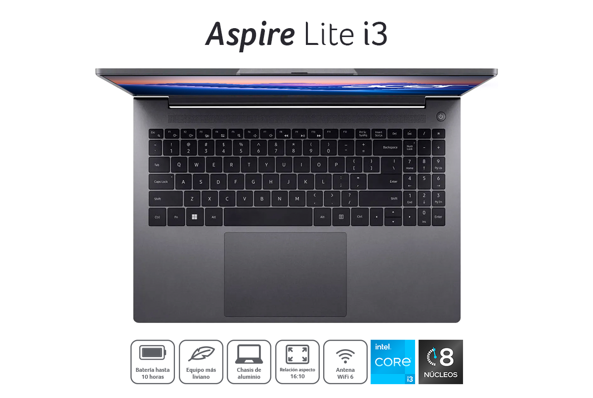 Laptop Aspire Lite i3
