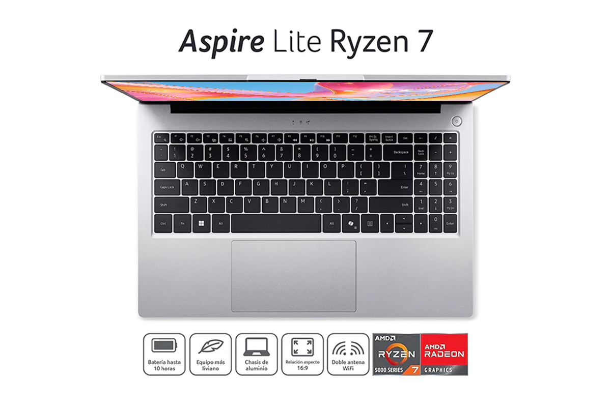 Laptop Aspire Lite R7 16GB