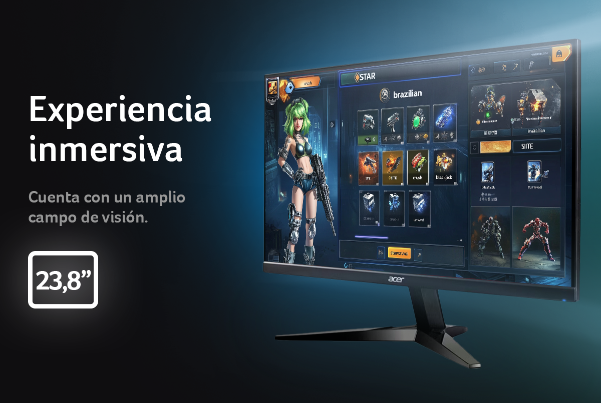 Monitor Gamer 23,8" KG241Y