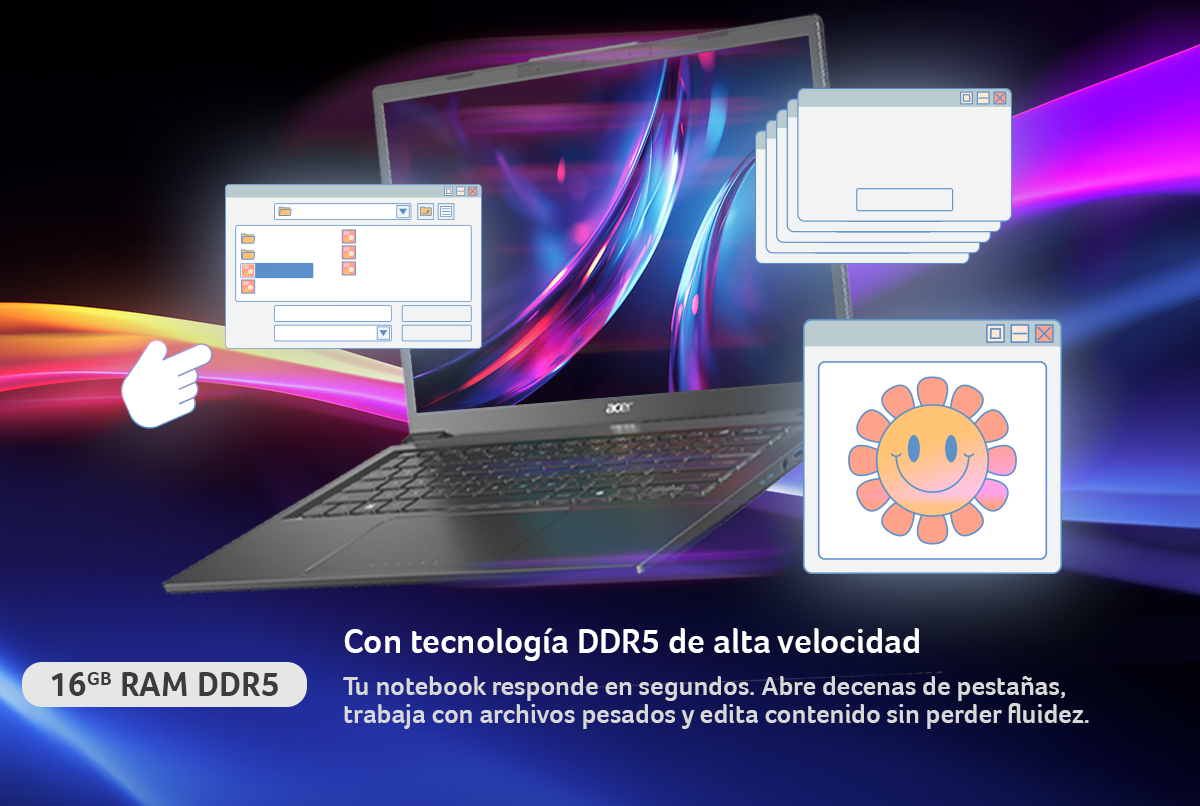 Laptop Touch Aspire con IA