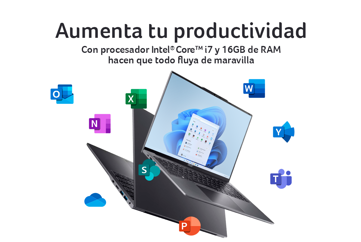 Laptop Aspire Lite i7 - Seminuevo