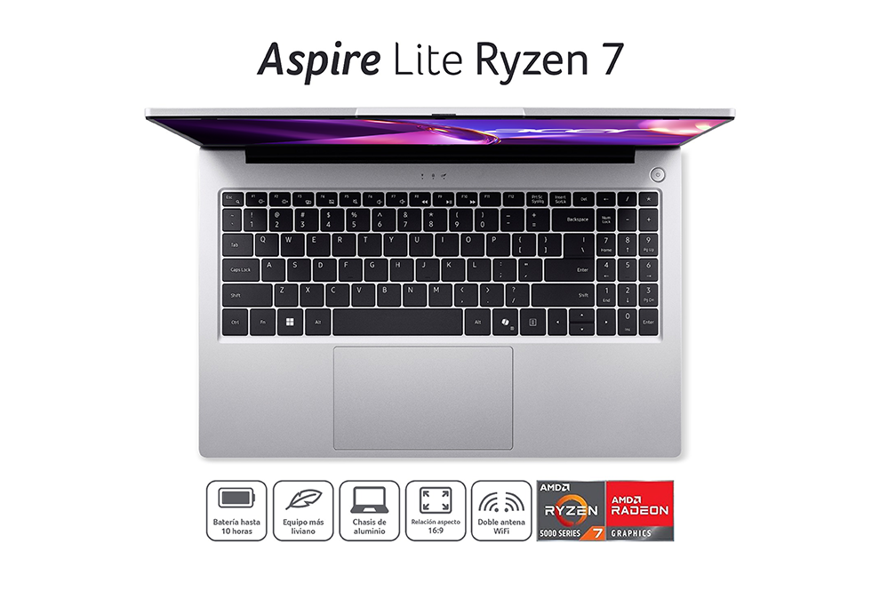 Notebook Aspire Lite R7
