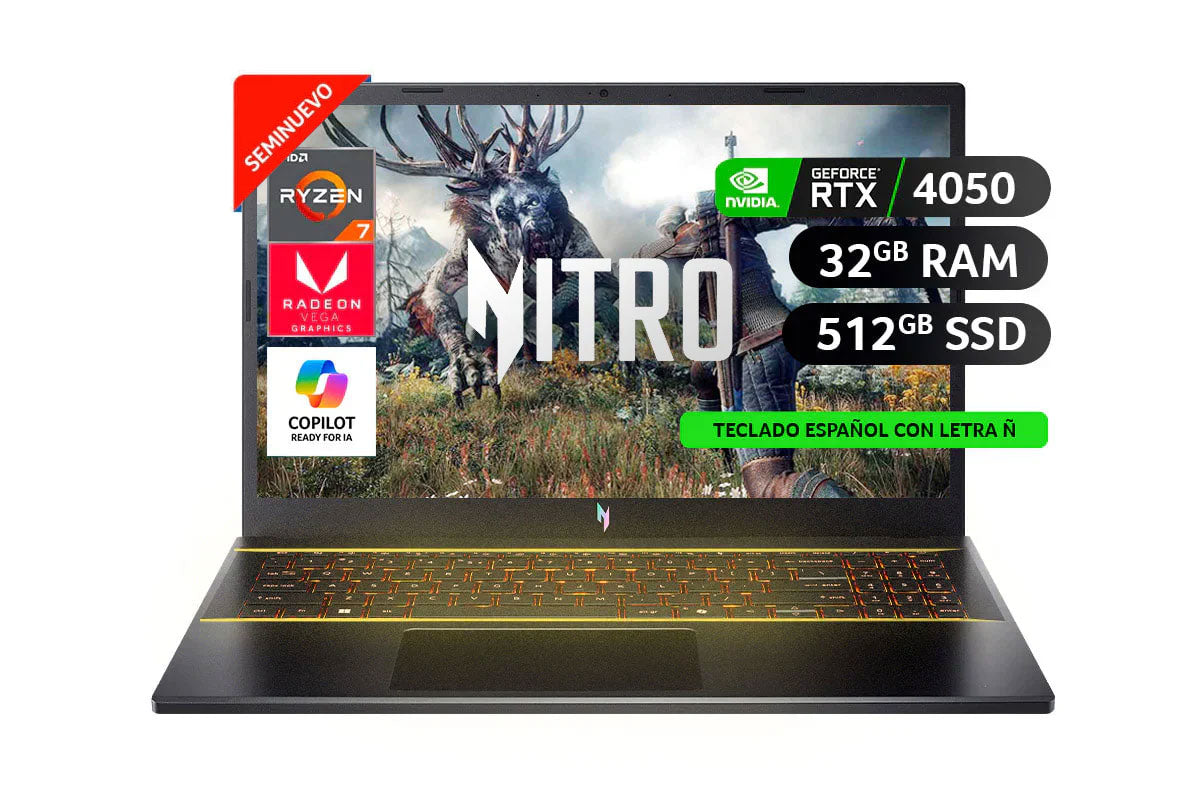 Outlet Gamer Nitro RTX 4050