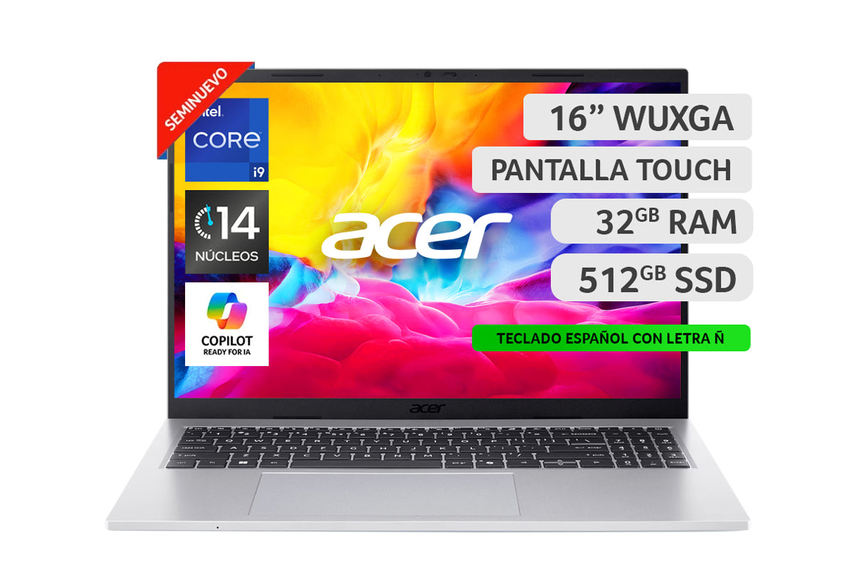 Seminuevo Laptop Touch Aspire GO 16