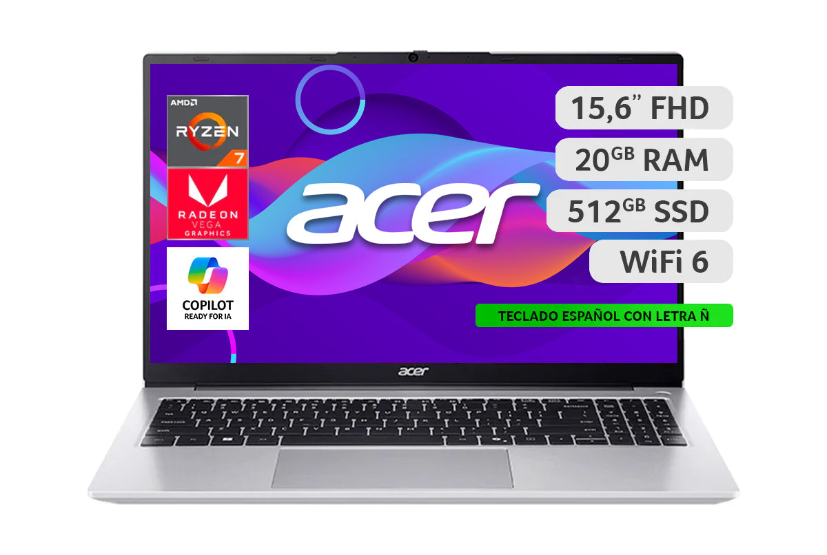 Notebook Aspire Lite Ryzen 7