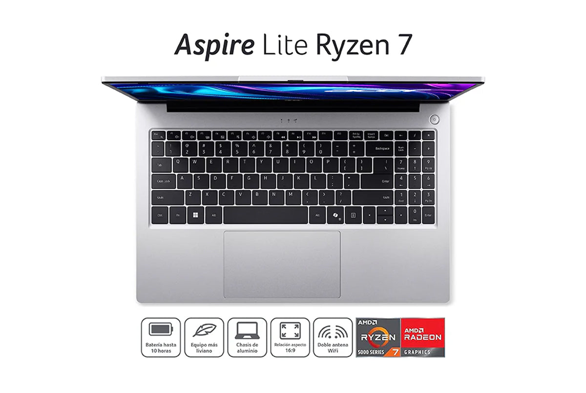 Notebook Aspire Lite Ryzen 7