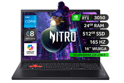 Laptop Gamer Nitro RTX 3050