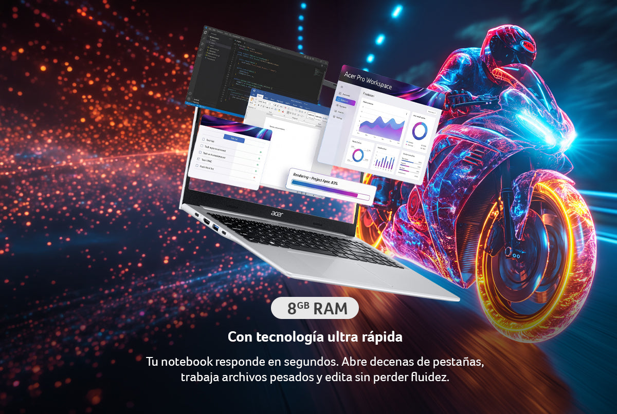 Laptop Aspire Lite Ryzen 3