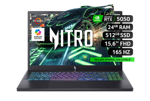 Notebook Nitro V15 RTX 5050
