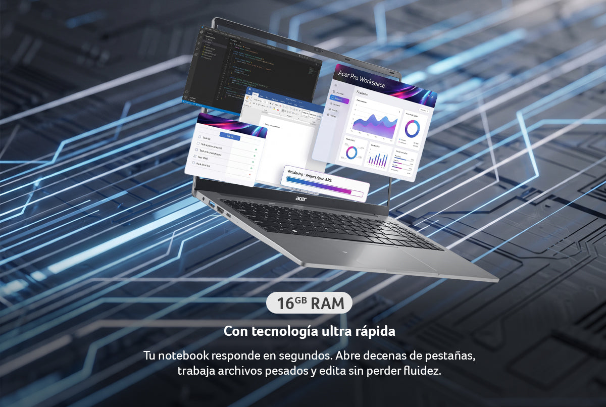 Notebook Aspire Lite Ryzen 5