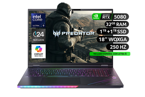 Notebook Gamer Predator Helios 18 AI